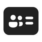 Contact Card Group SVG Icon